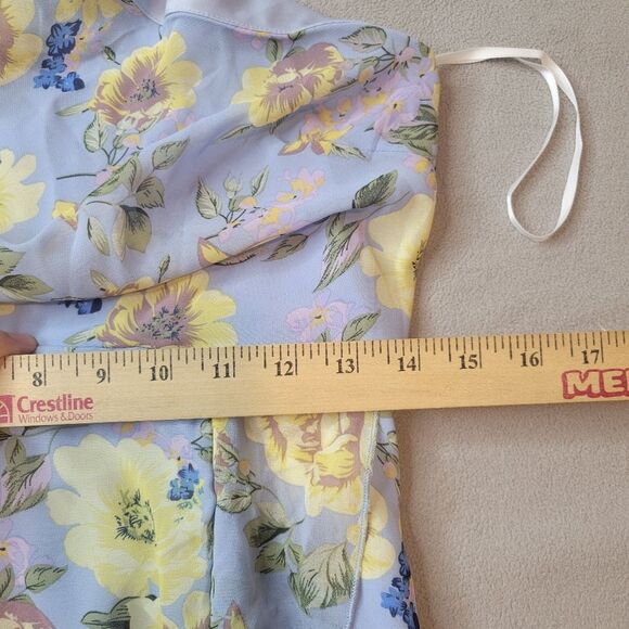 Ruby Sees Floral Maxi Dress High Neck Size US 6 - Picture 8 of 12